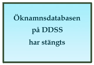 knamnsdatabasen p DDSS. Direktlnk. Klicka.